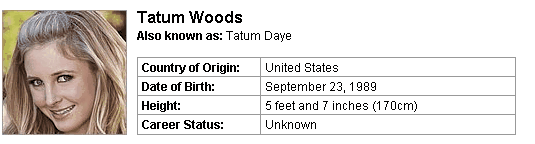 Pornstar Tatum Woods