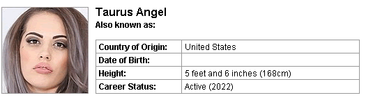 Pornstar Taurus Angel