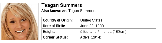 Pornstar Teagan Summers