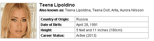 Pornstar Teena Lipoldino
