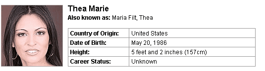 Pornstar Thea Marie