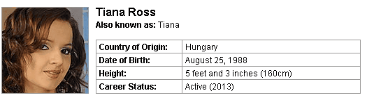 Pornstar Tiana Ross