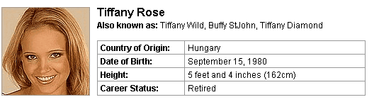 Pornstar Tiffany Rose