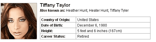 Pornstar Tiffany Taylor