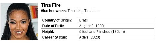 Pornstar Tina Fire