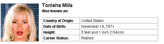Pornstar Tonisha Mills