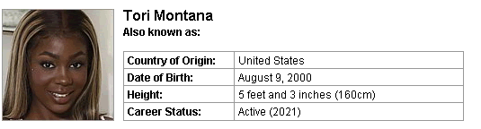 Pornstar Tori Montana