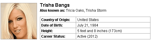 Pornstar Trisha Bangs