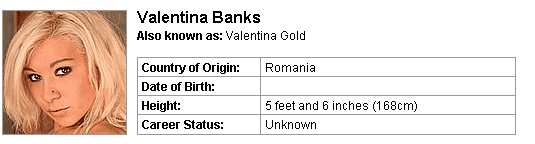 Pornstar Valentina Banks