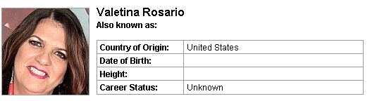 Pornstar Valentina Rosario