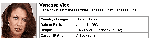 Pornstar Vanessa Videl