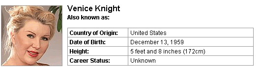Pornstar Venice Knight