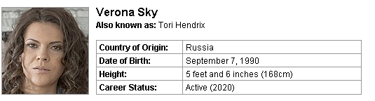 Pornstar Verona Sky