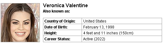 Pornstar Veronica Valentine