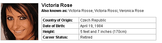 Pornstar Victoria Rose