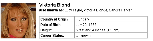 Pornstar Viktoria Blond