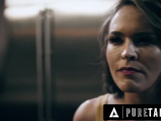 Krissy Lynn in sexy top fucking young guy